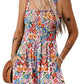 ⏰Hot Sale 49% rabatt💃Kvinnors sommar Fyrkantig halsringning Ärmlös Lös avslappnad kort Romper med smock