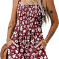 ⏰Hot Sale 49% rabatt💃Kvinnors sommar Fyrkantig halsringning Ärmlös Lös avslappnad kort Romper med smock