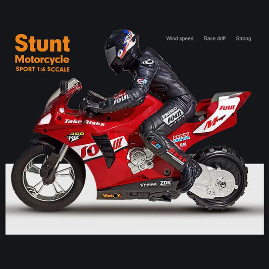Självbalanserande RC-stuntmotorcykel