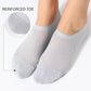 Ultra Thin Liner Socks Non Slip ComBed No Show-strumpor i bomull