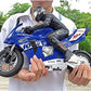 Självbalanserande RC-stuntmotorcykel