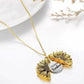 Girasol "You Are My Sunshine"-halsband med förvaringspåse