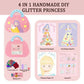 👑 SISTA DAGEN 50% RABATT! ✨ Fantasy 3-i-1 Prinsesspelset - Inkluderar Kronor, Trollspön & Smink för Oförglömlig Rollspelslek 🧚‍♀️✨