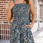 ⏰Hot Sale 49% rabatt💃Kvinnors sommar Fyrkantig halsringning Ärmlös Lös avslappnad kort Romper med smock