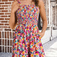 ⏰Hot Sale 49% rabatt💃Kvinnors sommar Fyrkantig halsringning Ärmlös Lös avslappnad kort Romper med smock