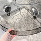 No-Drill Clear Wall Caddy: Borrfri, löstagbar, multifunktionell förvaring av trianglar och rektanglar