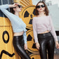 ⏳Begränsad tid 50% rabatt💥S-formade leggings i PU-läder