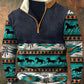 New Year Sale 49% OFF Men's Printed Long Sleeve Top