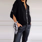2025 Ny Casual topp med patchwork pailletten