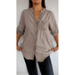 2025 Ny Casual topp med patchwork pailletten