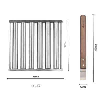 Kampanj - 49% rabatt BBQ korvgrillare korvrullningsställ