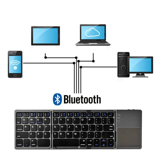 (Nästan slutsåld) Vikbart trådlöst Bluetooth-tangentbord för telefon