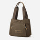 LÅNG CAPACITY NYLON CROSSBODY BAG