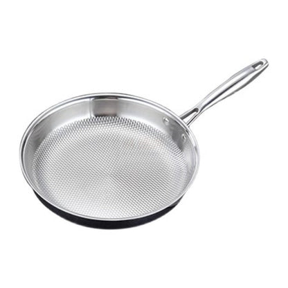 304 rostfritt stål non-stick panna