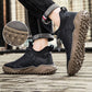 Handstickade casual sneakers i läder för män