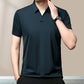 Hot Sale 49% OFF  Casual T-shirt för män med revers som andas och är rynkfri