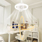 360° Oscillerande Takfläkt Med Ljusfunktion, Fjärrkontroll & Aromaterapi