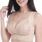 [Specialgåva] Bekväm extra elastisk korsad spets-bh med trådlöst stöd för stora storlekar