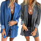 Denim Casual Jacka med fickor