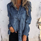 Casual Fashionable Lapel Shirt för kvinnor