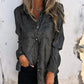 Casual Fashionable Lapel Shirt för kvinnor