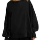 Oversized Sweatshirts med Rund Hals