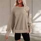 Oversized Sweatshirts med Rund Hals