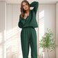 Långärmad Halvzip Sweatsuit Set