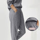 Långärmad Halvzip Sweatsuit Set