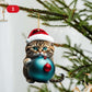 Hängande Kattprydnad för Julgran