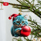 Hängande Kattprydnad för Julgran