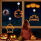 Halloween-dekorationer fönsterbelysning