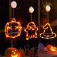Halloween-dekorationer fönsterbelysning
