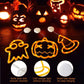 Halloween-dekorationer fönsterbelysning