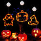 Halloween-dekorationer fönsterbelysning