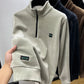Premium pullover i alpaca fleece med halv dragkedja