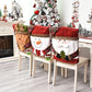 Stolsöverdrag med jultema