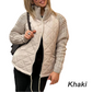 ❄️Vinterkampanj❄️Stickad Patchwork Puffy Jacka för kvinnor