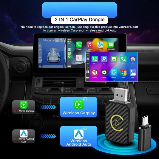 Mini Trådlös CarPlay-adapter