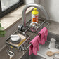 Rostskyddad Space Aluminium Faucet Rack