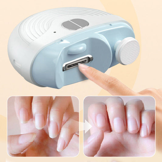 Automatisk nagelklippare med integrerad slipning