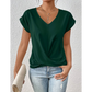 Lässiges Kurzarm-T-Shirt für Damenbekleidung