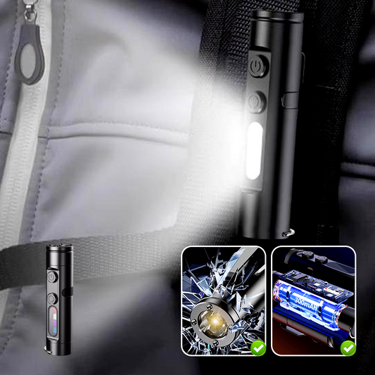 Begränsad tid 50 % rabatt💥Uppladdningsbar och magnetisk mini-nyckelring med ficklamp