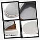 Andningsbara lätta stickade patchwork sneakers för herr