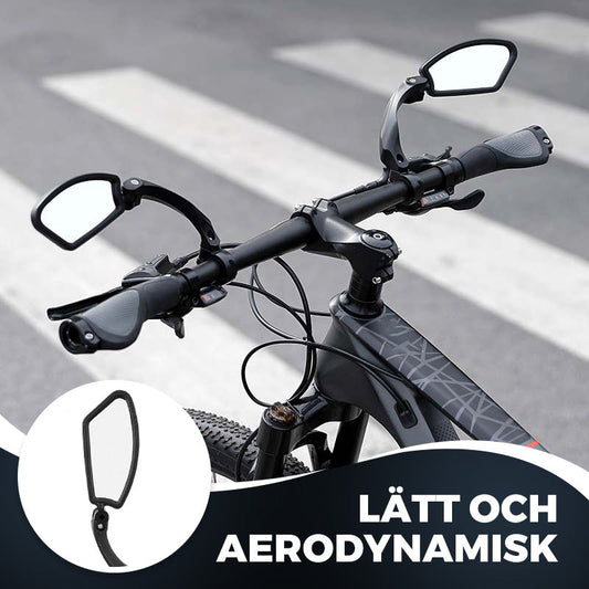 Multivinkel, Roterbar och Justerbar HD-Backspegel för Cykel