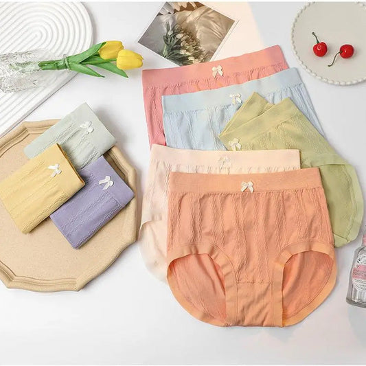 💕Kvinnor✨ täckande trosor med hög midja - 8-pack.