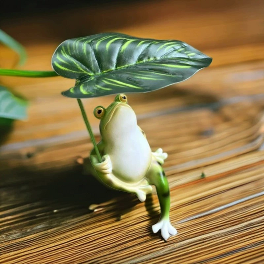 Naturtrogen Grodprydnad i Harts med Blad
