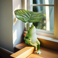 Naturtrogen Grodprydnad i Harts med Blad