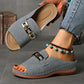 👡Ny 50% rabatt 💖✨Ortopediska sandaler med guldspänne