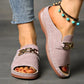 👡Ny 50% rabatt 💖✨Ortopediska sandaler med guldspänne